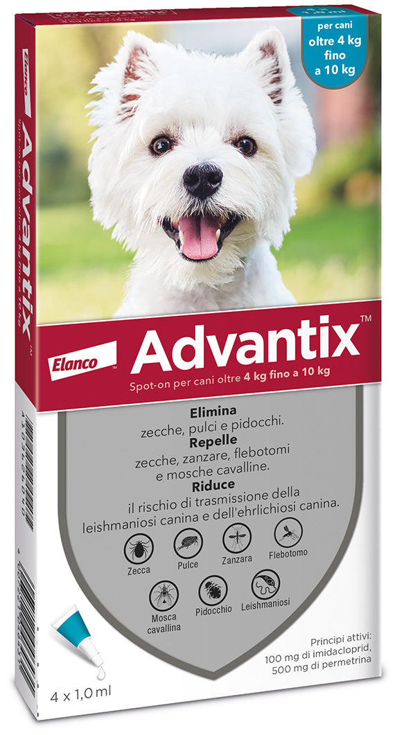 ADVANTIX 4-10kg- 4 fiale