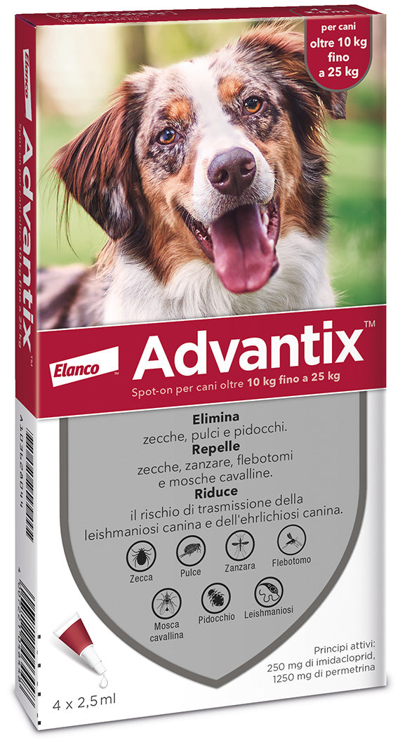 ADVANTIX 10-25kg- 4 fiale